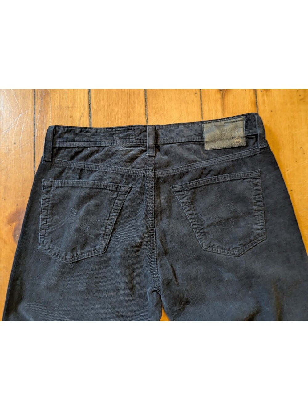 NWT AG GRADUATE TAILORED LEG BLACK CORDUROY PANTS 100% COTTON | 32 x 34 - Picture 4 of 5